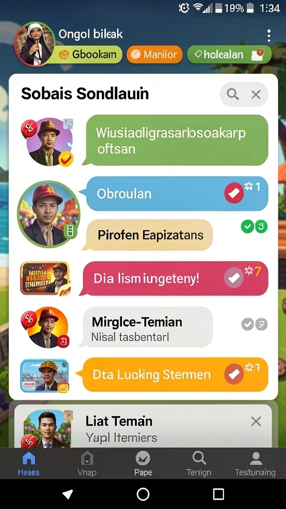 Tampilan antarmuka yang user-friendly dan menarik.
