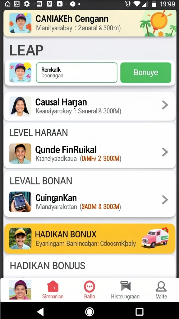 Tampilan layar utama permainan 789RP yang menarik.