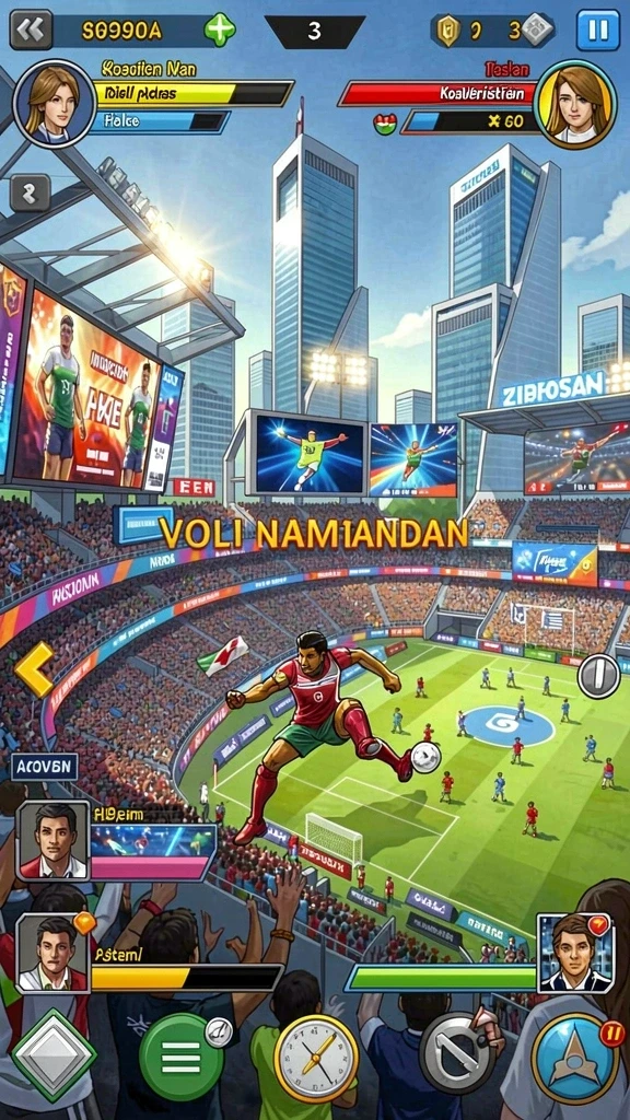 Level menantang yang harus diselesaikan pemain.