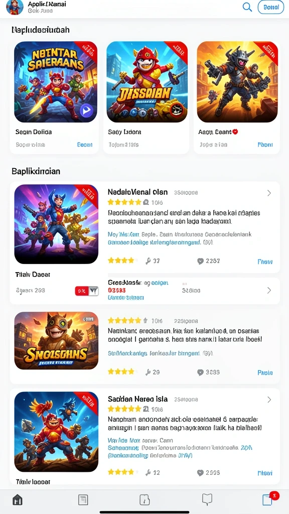 Tantangan harian yang mengasyikkan.