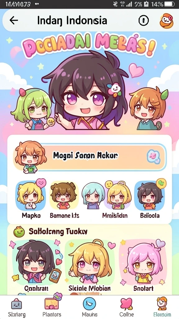 Karakter baru yang hadir dalam pembaruan terbaru.