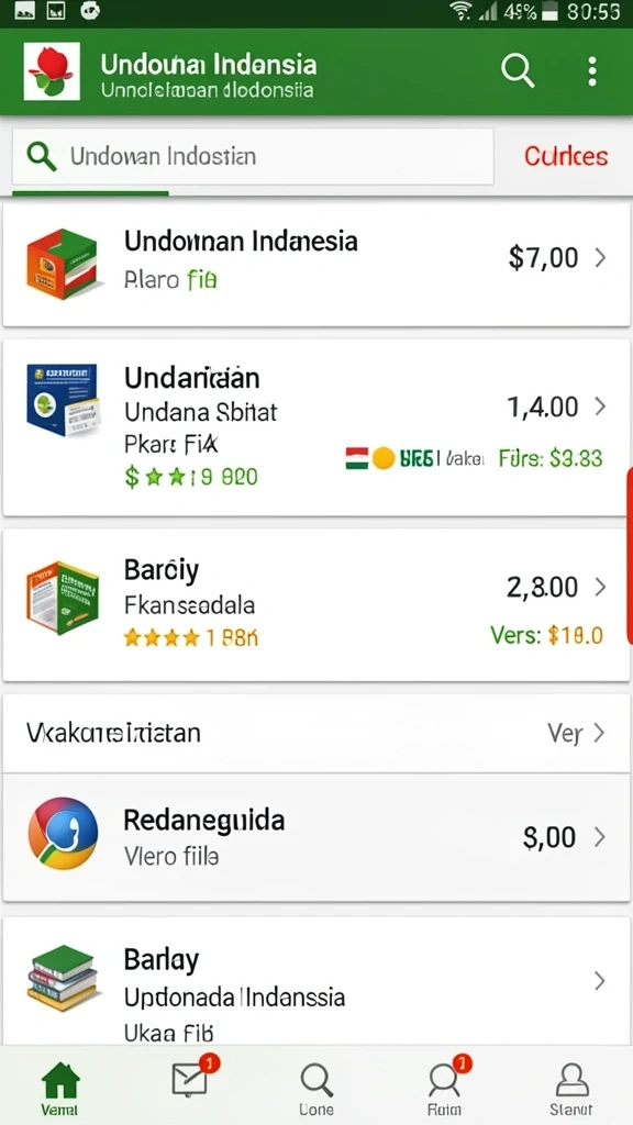 Tampilan antarmuka yang user-friendly dan intuitif.