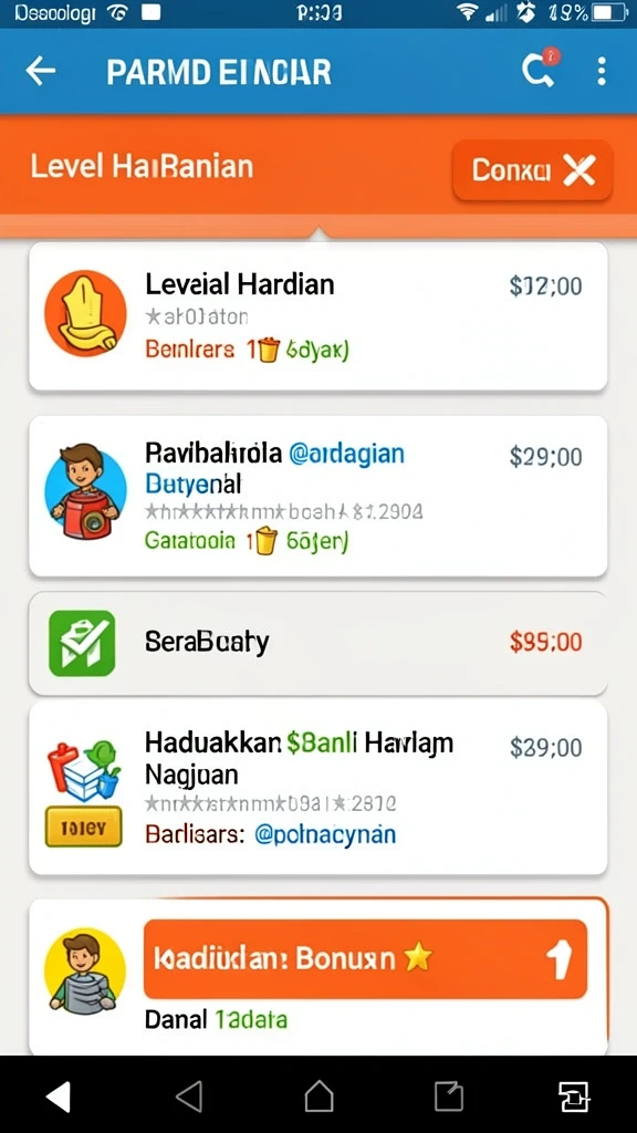 Desain grafis menawan di setiap level permainan.