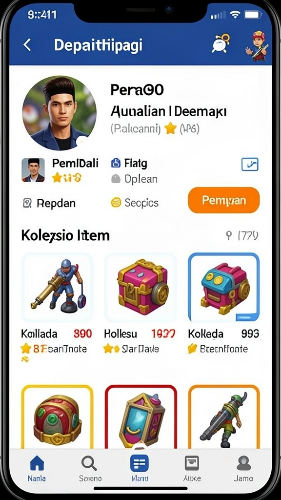 Leaderboard yang menambah rasa kompetisi.
