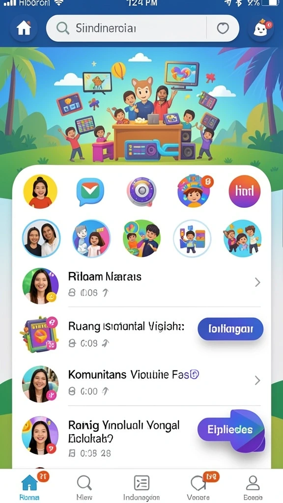 Tampilan permainan yang menarik dan mudah dinavigasi.