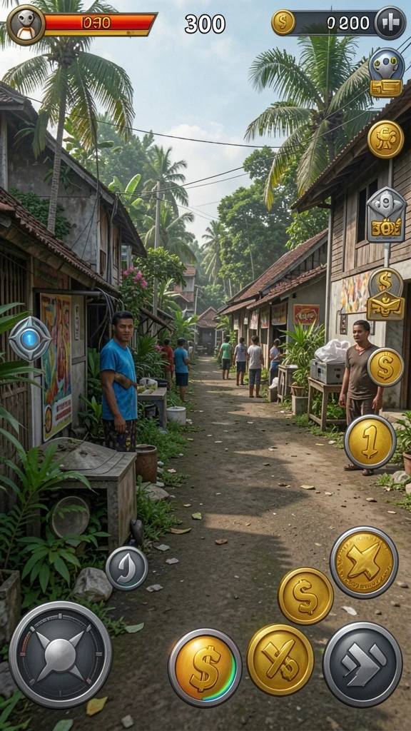 Fitur multiplayer yang memungkinkan interaksi antar pemain.