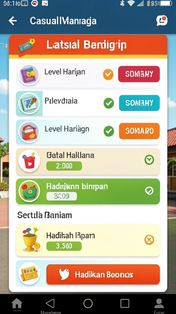 Gameplay yang adiktif dengan banyak mode.