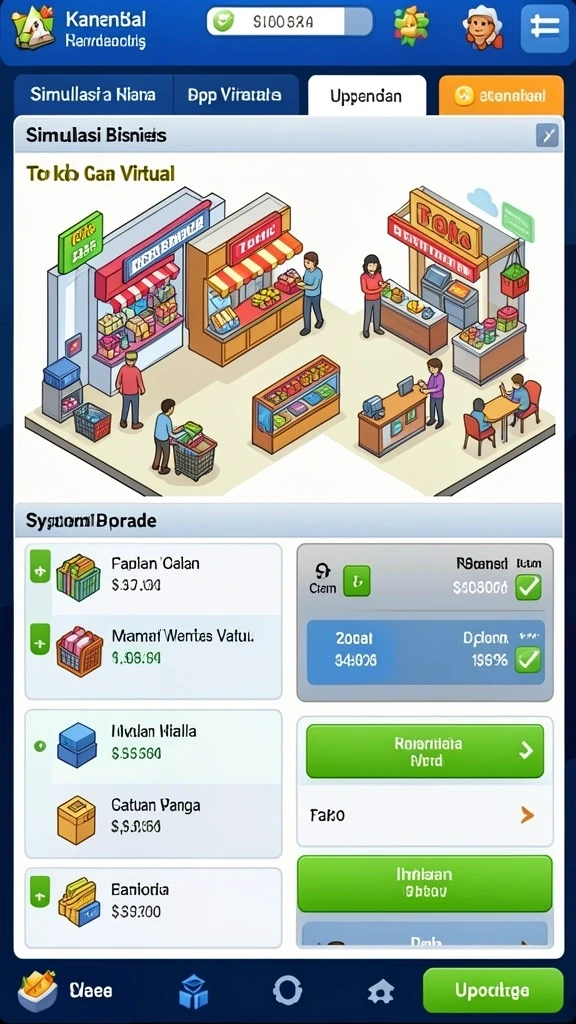 Karakter-karakter unik yang dapat dimainkan.