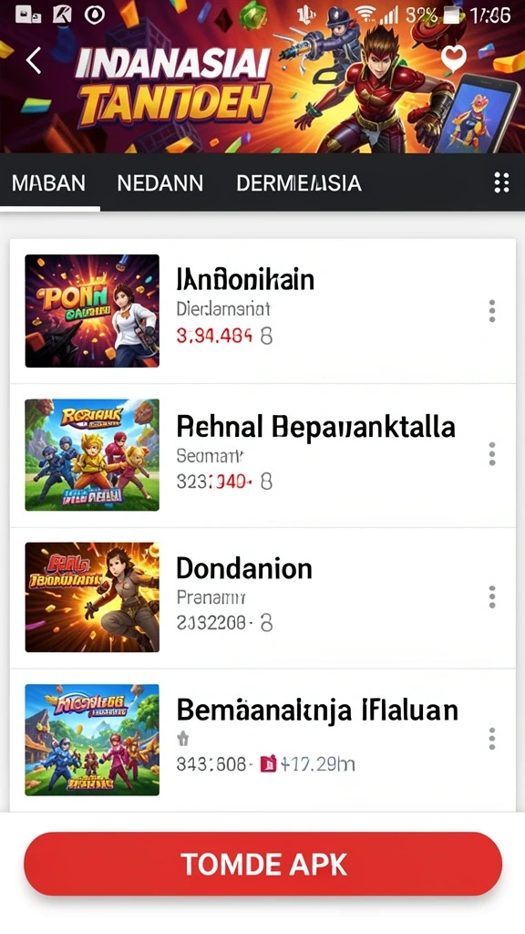 Screenshot tampilan antarmuka permainan MVP789 yang menarik.