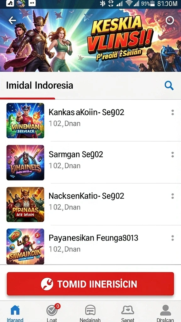 Antarmuka pengguna yang sederhana dan menarik.