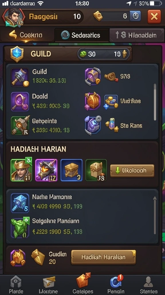Screenshot memperlihatkan misi yang sedang dilakukan oleh pemain.