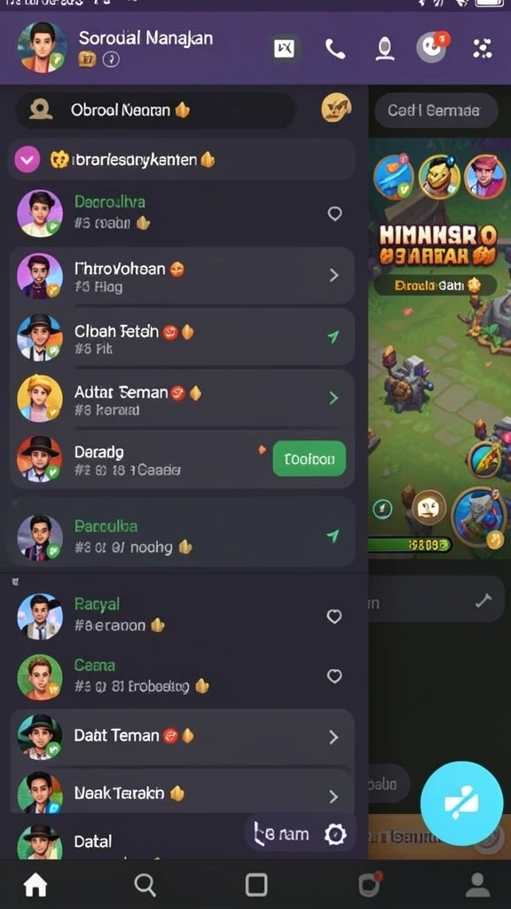 Screenshot menampilkan fitur upgrade karakter yang menarik.