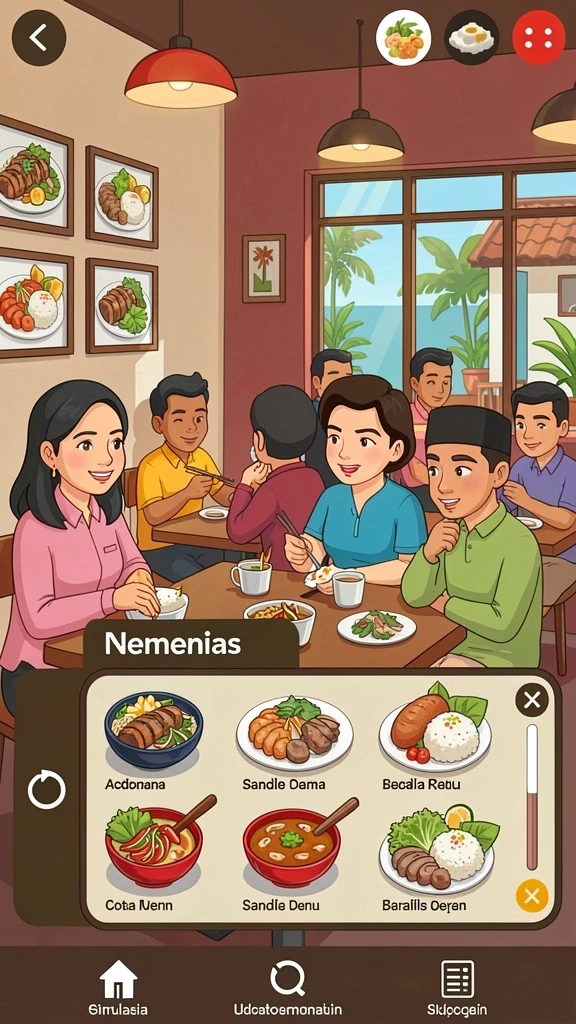 Grafis yang memukau, menambah keseruan bermain.