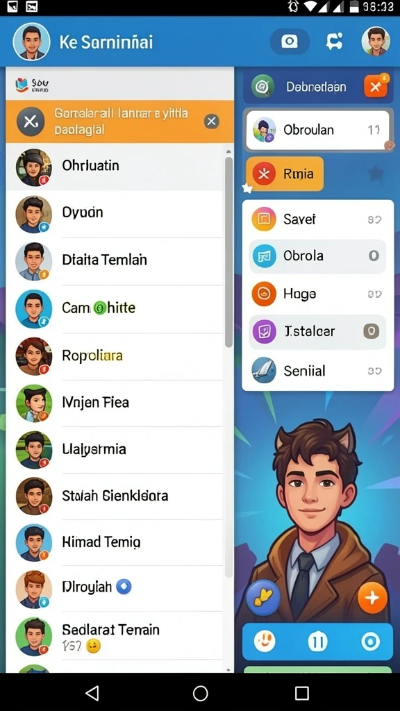 Tampilan antarmuka yang menarik dan mudah digunakan.