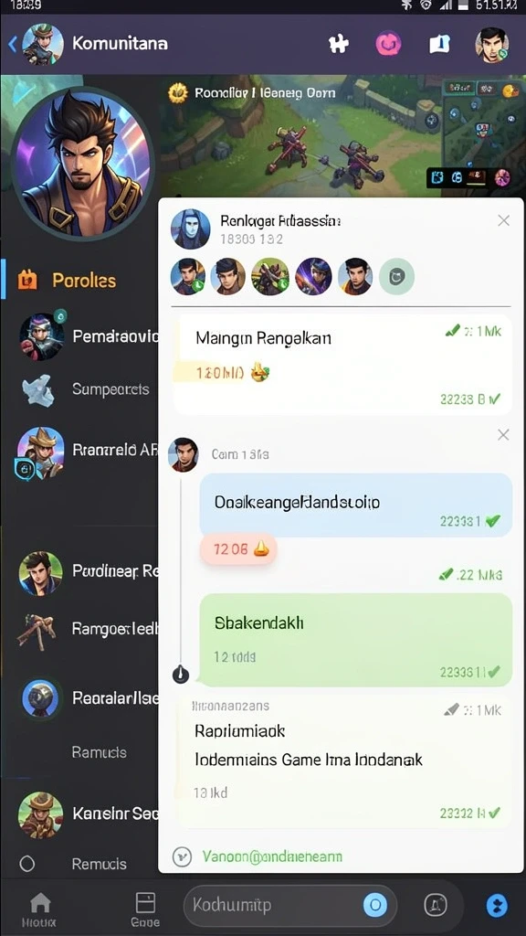 Screenshot menampilkan antarmuka permainan slot yang menarik.