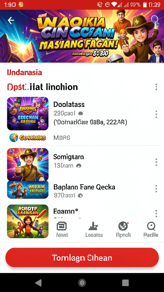 Tampilan awal permainan dengan grafis yang menawan.