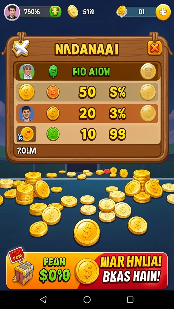 Fitur multiplayer yang memungkinkan bermain dengan teman.