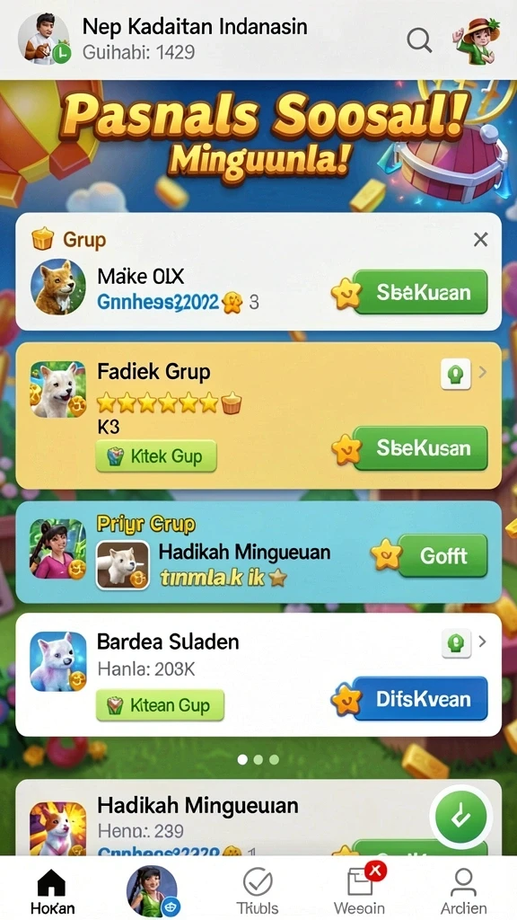 Karakter yang bisa dipilih dengan beragam keahlian unik.