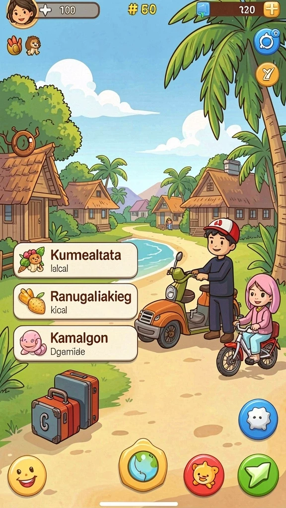 Berbagai lingkungan dengan detail yang menakjubkan.
