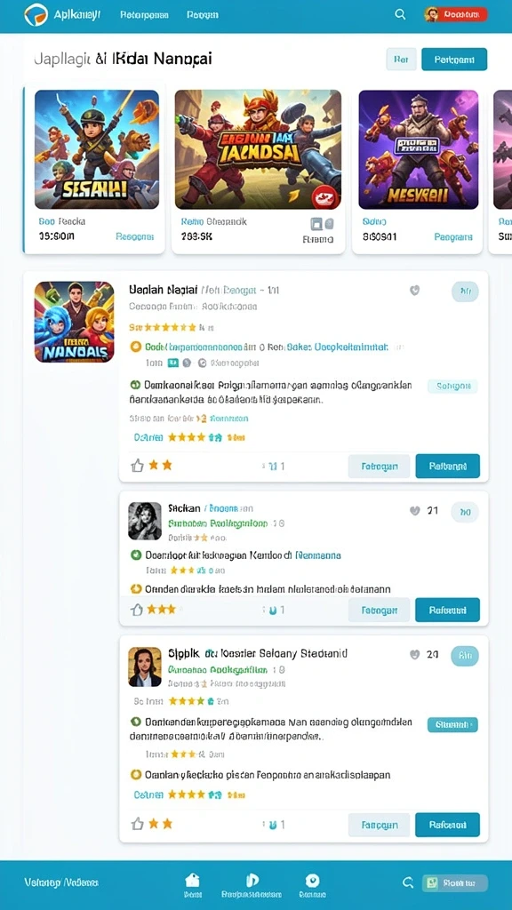 Tangkapan layar menunjukkan karakter utama dalam aksi petualangan.
