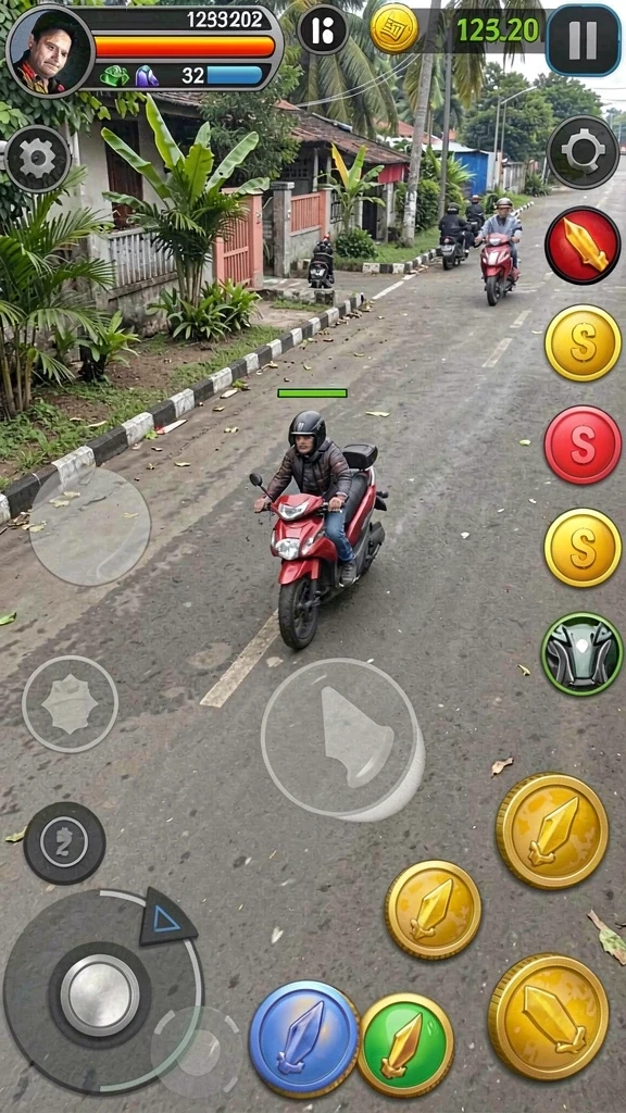 Karakter-karakter unik yang bisa dipilih dan dimainkan.