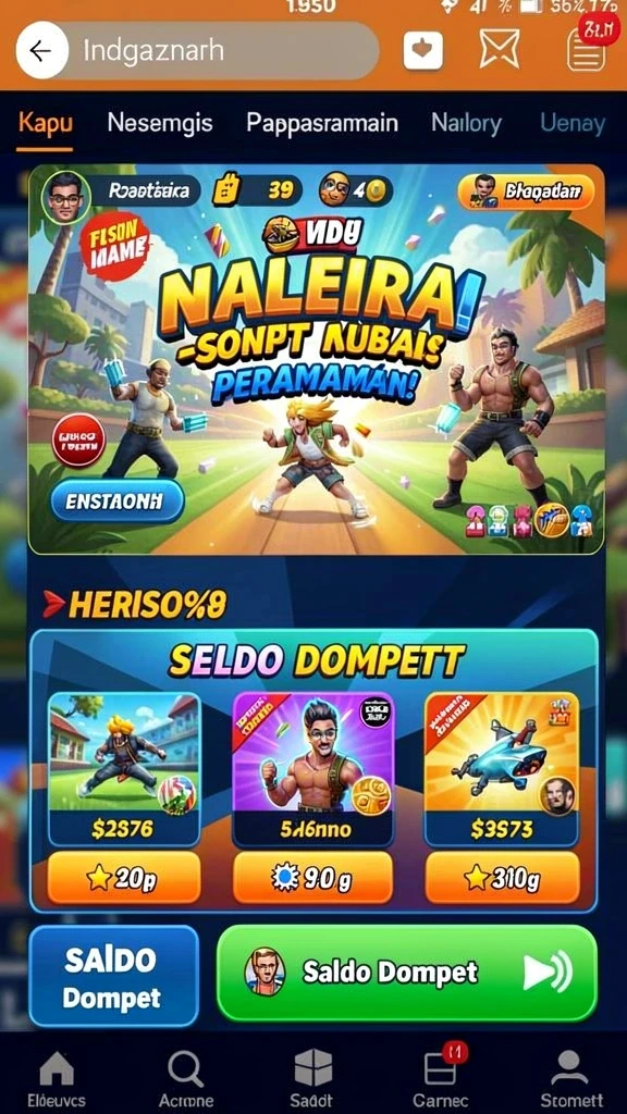 Mode multiplayer yang seru untuk bersaing dengan pemain lain.