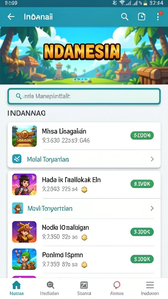 Tampilan antarmuka yang menarik dan user-friendly.