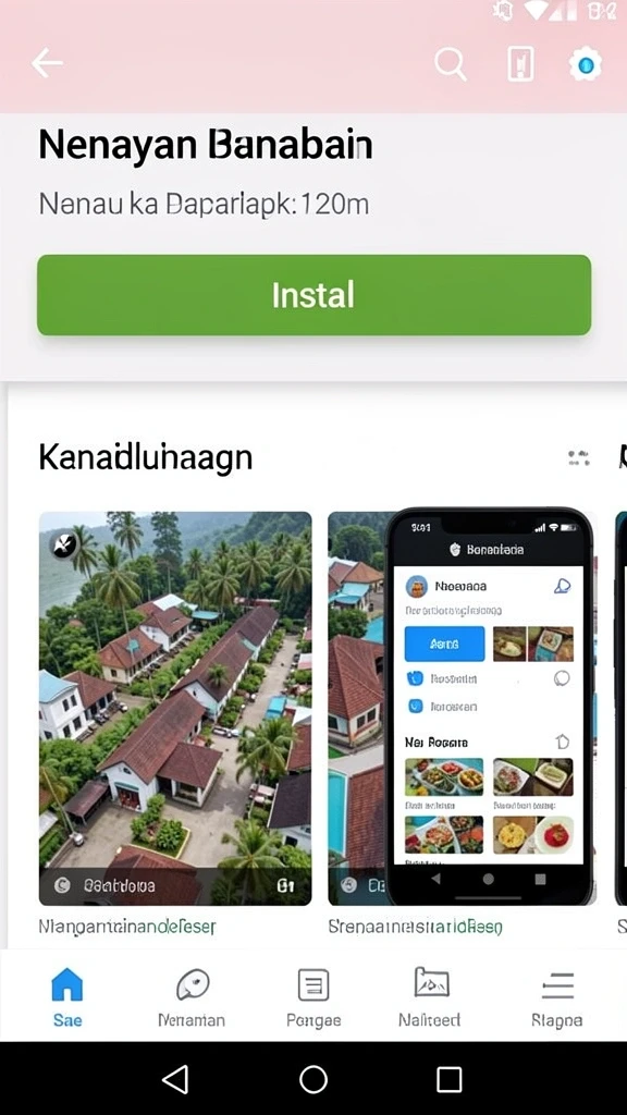 Pemandangan indah dalam dunia fantasi yang luas.