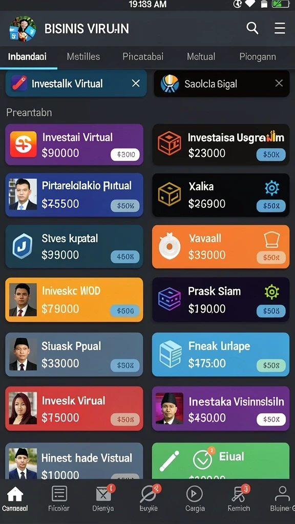 Gambar menunjukkan mode multiplayer dengan pemain lain.