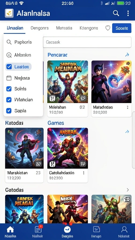 Tampilan antarmuka yang ramah pengguna.
